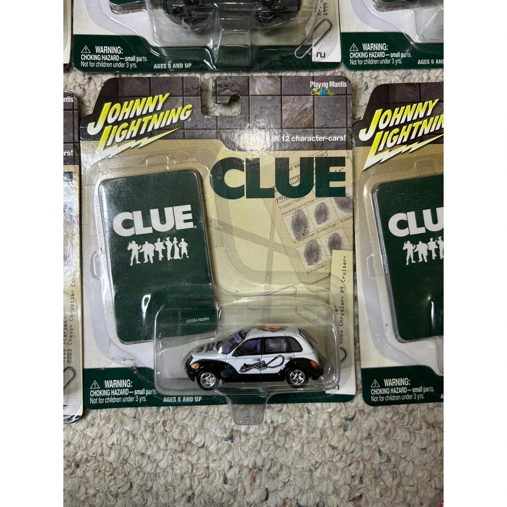 Johnny Lightning Clue Character Cars Lot Of 9 New In Package Collectible‎ Toys